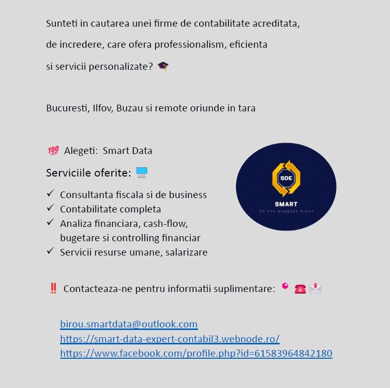 Smart Data - Firma de contabilitate acreditata